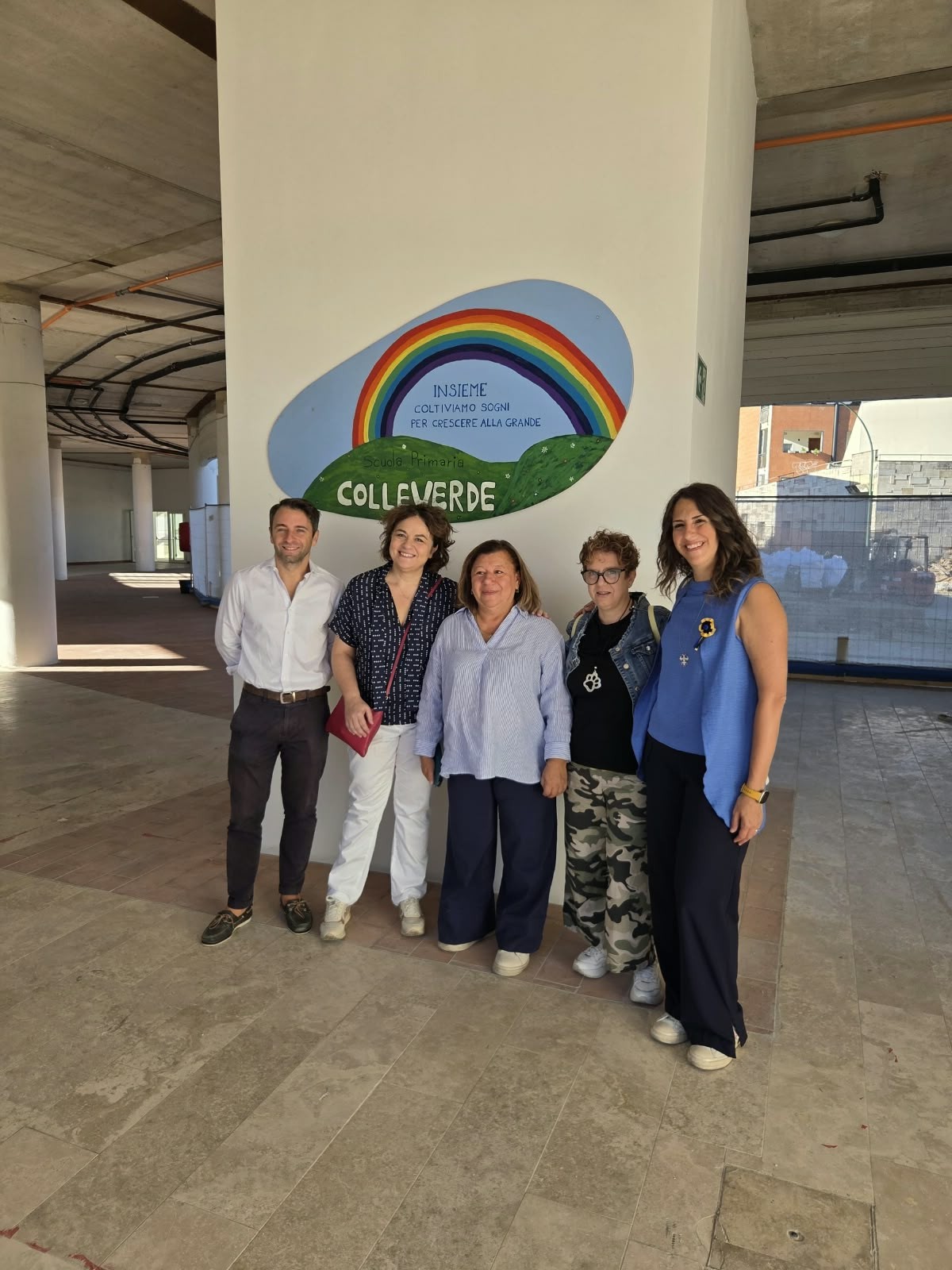 SCUOLA PRIMARIA "COLLEVERDE", RIAPERTURA DOPO IL PRIMO STRALCIO DEI LAVORI ALL'EMICICLO