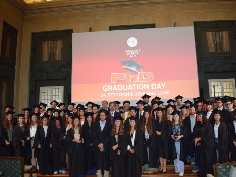 UNIVERSITÀ DI SIENA, IL PHD GRADUATION DAY NEL SEGNO DELLA RICERCA