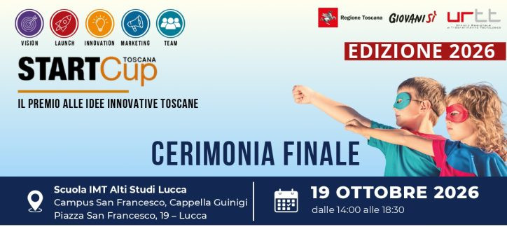 START CUP TOSCANA 2026: A LUCCA LA FINALE CON DUE PROGETTI DELL'UNIVERSITÀ DI SIENA