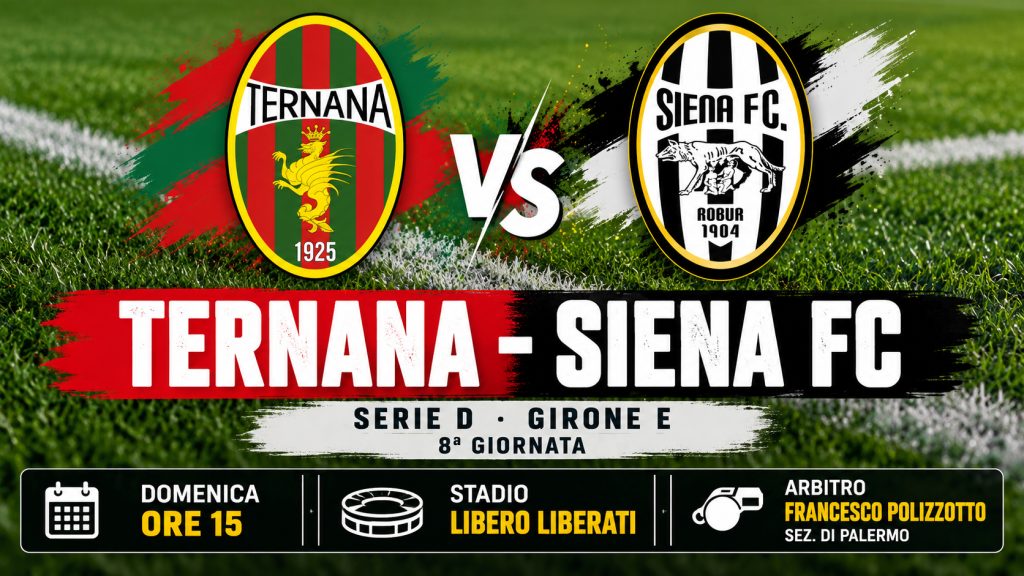 SIENA, REAZIONE TARDIVA: LA TERNANA NON BRILLA MA VINCE 2-1