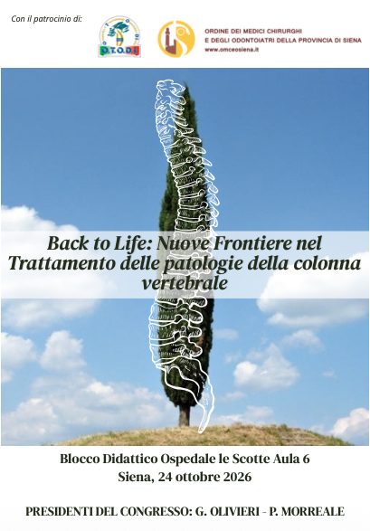 MAL DI SCHIENA, ALL'AOU SENESE UN CORSO PER MIGLIORARE LA PRESA IN CARICO DEI PAZIENTI