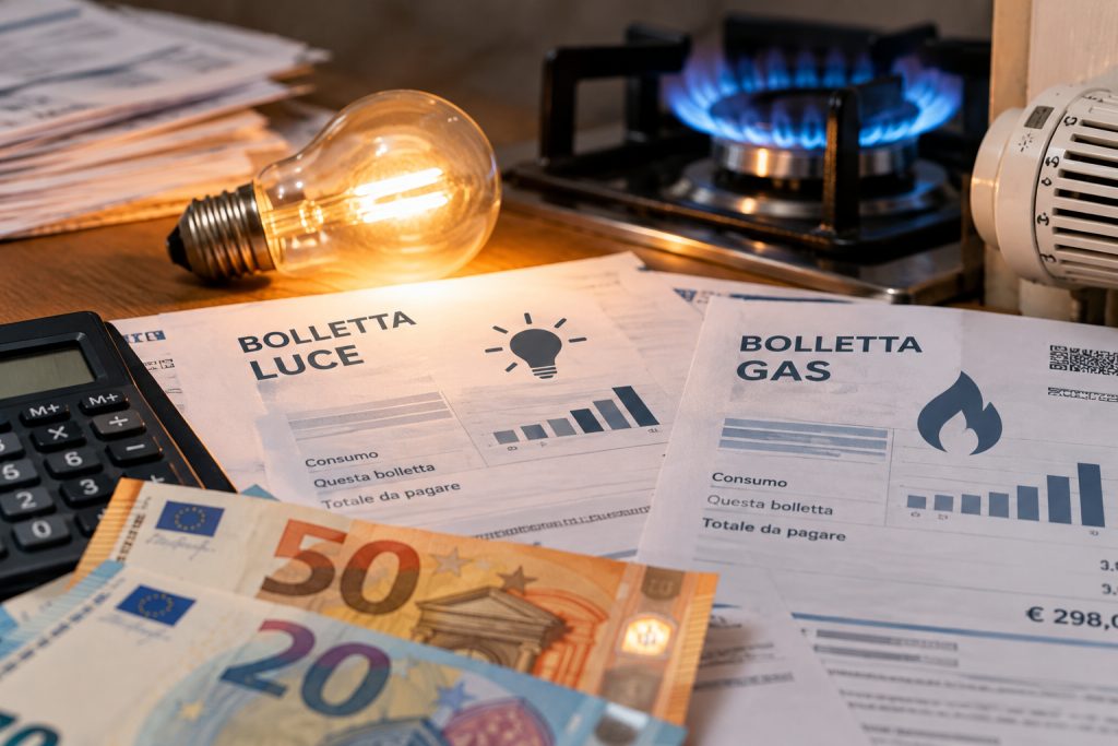BOLLETTE, A SIENA RINCARI DEL 37,2%: QUASI MILLE EURO PER LUCE E GAS IN 4 MESI